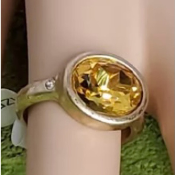 Park Lane Pier Ring in Yellow-Size 8-NWOT! Retired Piece! - Picture 8 of 12